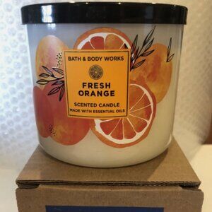 Bath & Body Works Fresh Orange 3 Wick Candle